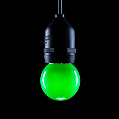 Prolite 1W LED Polycarbonate Golf Ball Lamp, BC Green