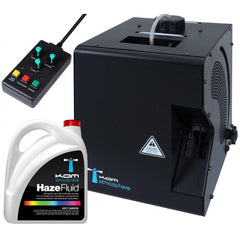 KAM KHM600 Haze Machine 600W Hazer inc Timer Remote & 5L Fluid Disco DJ Stage