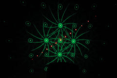QTX Butterfly Effect : 3-in-1 LED & Laser Effect Light