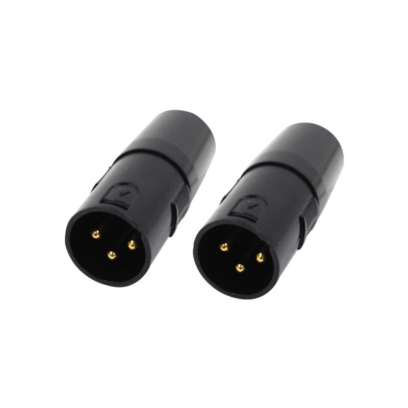 2x LEDJ DMX Termination Plug 3-Pin DMX Terminator 120ohm XLR 3P Disco ...