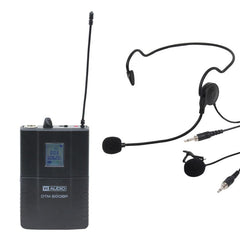 W Audio DTM 600BP Kit supplémentaire de ceinture CH38 Casque à revers UHF