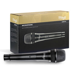 Stagg SDMP30 Dynamisches Handmikrofon inkl. XLR-auf-Klinke-Kabel