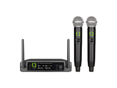 Q Audio QWM11 V2 double microphone à main sans fil UHF 863.1/864.1 MHz * Stock B