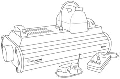 QTX 2000w Nebelmaschine QTFX-2000 MKII Hochleistungsnebel