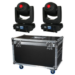 2x Equinox Fusion 150 Spot Moving Head Spotlight 150w