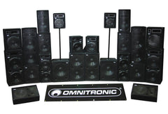 Omnitronic Dx-1022 3-Way Speaker 400 W