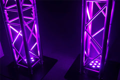Equinox MaxiPar Quad LED Par Can Uplighter DMX DJ-Beleuchtung RGBW