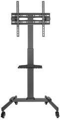 av:link Chariot TV compact réglable en hauteur avec étagère