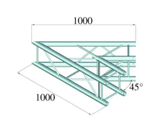 Alutruss Quadlock 6082C-19 2-Wege-Ecke 45?