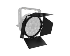 Chauvet Professional COLORdash H18X Four-Leaf Aluminium Barndoor Black
