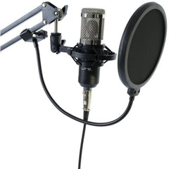 Microphone USB LTC STM200-PLUS pour enregistrement et podcasting avec bras de montage et câble