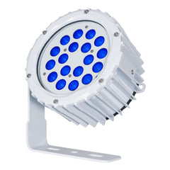 LEDJ Aspect XL Außenbeleuchtung in Blau (weißes Gehäuse)