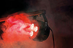 QTX PAR12 RGBW DMX PAR Light 3 x 4W LED Spotlight inc Remote