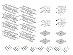 ALUTRUSS Truss set QUADLOCK 6082R U-Figure 7x4x3.5m (WxDxH)