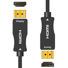 AV:Link Câble HDMI 2.0 à fibre optique active ultra haut débit 4K UHD 100M