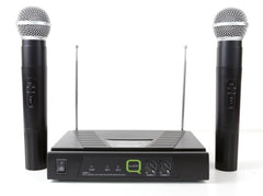 Q Audio QWM11 VHF Wireless Dual Handheld Microphone System (174.1 - 174.5)
