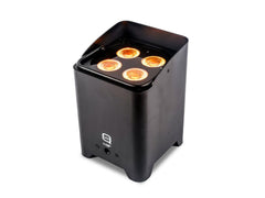 Q-LED Lighting Flux H4IP+ IP  Battery Uplighter 4x 12W RGBWAUV