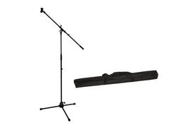 OMNITRONIC Set trépied de microphone avec perche, PRO bk + Sac