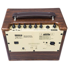 Kinsman 25 W Akustikverstärker Netz-/Batteriebetrieb Bluetooth Wood Busker PA