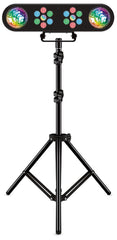 2x Thor LED Derby FX Lite Partybar DJ LED Lighting System inc Stand & Remote