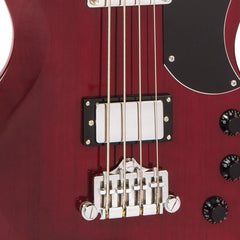 Vintage Vs4 Bass- Cherry Red