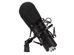 Ensemble microphone à condensateur de puissance HQ + mélangeur audio, enregistrement de podcast