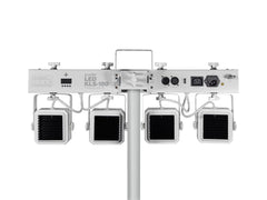 Eurolite LED KLS-180 Ensemble d'éclairage compact Boîtier blanc 4 x éclairage spot RGBW