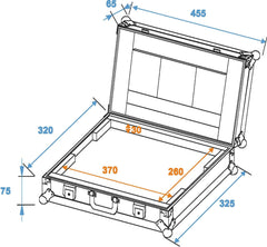 Roadinger Laptop Case Lc-15 Maximum 370X255X30Mm