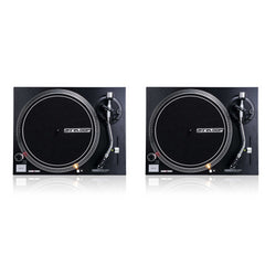 2x Reloop RP-1000MK2 DJ Belt Drive Turntables