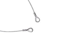 Eurolite Steel Rope 1000X4Mm Silver With Thimble