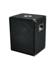 2x Omnitronic BX-1250 Passiv-Subwoofer-Bassbehälter 12" 600W