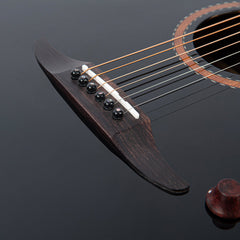 Vintage REVO ELEKTRA Electro-Acoustic Guitars - Black Silk