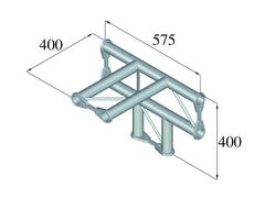 Alutruss Bisystem Ph-42 4-Wege-T-Stück horizontal
