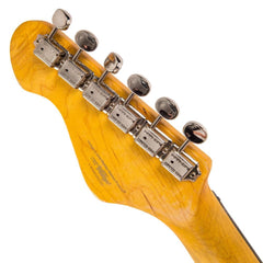 Vintage V6 Icon - Distressed Sunset Sunburst