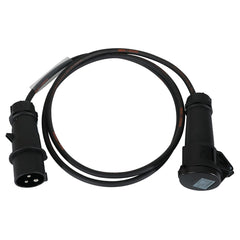 eLumen8 3m 1.5mm 16A Male – 16A Female Cable, Mennekes