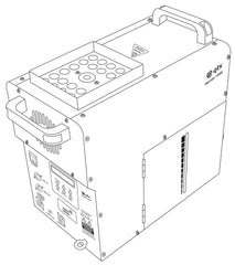 QTX Harrier-1500: Vertical/Horizontal LED Fog Jet Machine 1500W