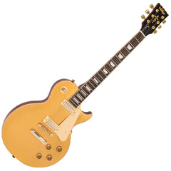 Vintage V100 Electric Guitar Mini Hb - Gold Top
