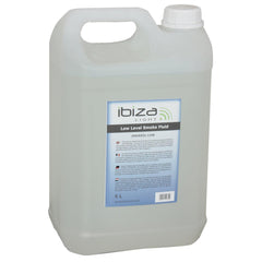 4x Ibiza Low Fog Smoke Fluid Dense Thick 5L for Low Smoke Machine