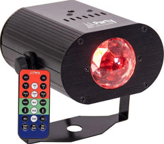 Partylicht und Sound LED-LICHTEFFEKT 9W RGB 3-IN-1 „WATERWAVE“