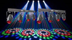 2 x Chauvet 4Play 4 Head LED High Power Moonflower Inc Bag