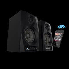 Reloop DSM-3BT Système de moniteur de bureau Bluetooth DJ Paire de haut-parleurs