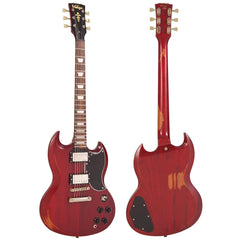 Vintage Vs6 Icon  - Distressed Cherry Red