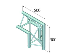 Alutruss Trilock E-Gl33 C-24 Coin 2 voies 90 ? /\