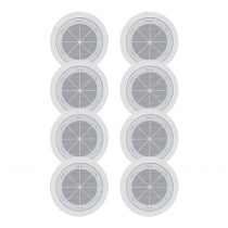 8x TOA PC-1868W-EB Enceintes de Plafond 6W 100W Blanc