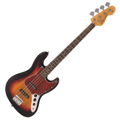 Vintage V49 Coaster Series Bass Guitar - 3 Tone Sunburst