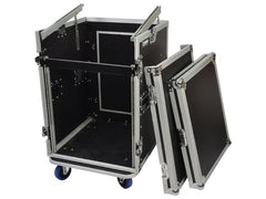 Cobra FC69 19" 10U Slant/12U Mixer Workstation Rack Flightcase