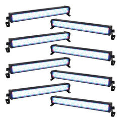 8x Eurolite LED Bar-126 RGB 1/2M Lichtleiste