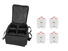 Eurolite Set 4X Akku Tl-3 Tcl Blanc + Sb-4 Soft-Bag