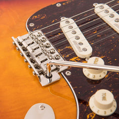 Vintage Electric Guitar- Maple Fingerboard - Sunset Sunburst