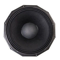 BishopSound 18" 1500 W RMS 8 Ohm Subwoofer Basslautsprecher Gusslegierungstreiber mit Faston-Anschlüssen BWP18